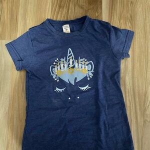 Kids Hanukkah Unicorn Graphic T-Shirt